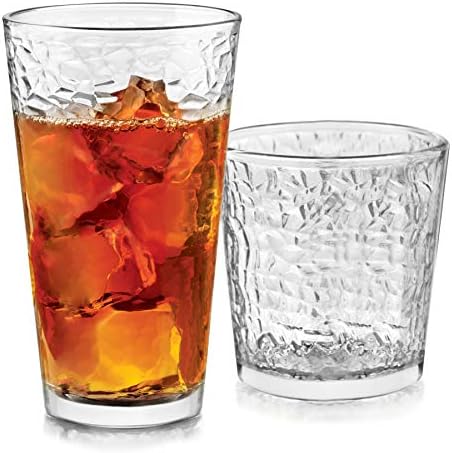 16-dijelni set čaša za vino i kristalno staklo