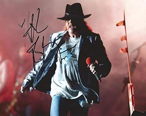 Foto Axl Rose - Guns n 'Roses Autogram potpisano 8 x 10