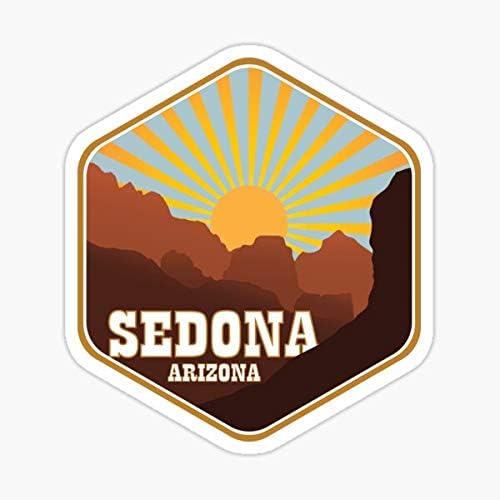 Značka Sedona Arizona - Alternativna naljepnica - Grafička naljepnica - Auto, zid, prijenosno računalo, ćelija, naljepnica