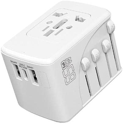 Boxwave punjač kompatibilan s Kobo Elipsa - Međunarodni punjač od PD Wall, 3 USB International Adapter za punjenje i pretvarač