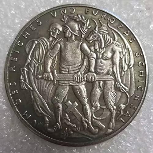 Antikni zanat 1944. Njemački prigodni kovanice Doradite stari srebrni dolar srebrni okrugli kovanice Antique Collection 1037