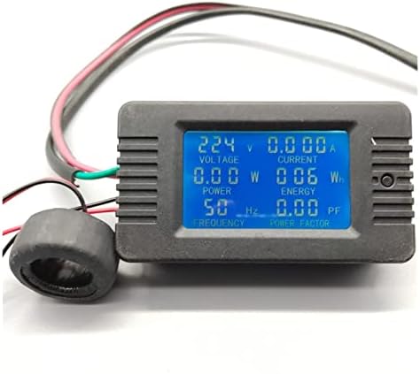 JUNNIU 6 IN 1 AC 100A Digitalni voltmetar Ammeter Energetska snaga Frekvencija faktora strujne ploče detektor mjerača ploče