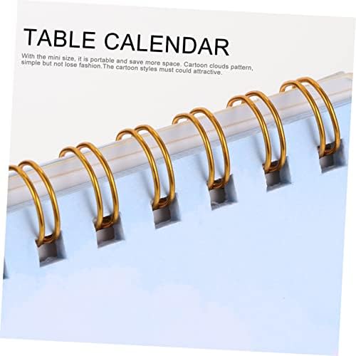 Tofficu 3pcs 2021 2021 kalendar kalendara kalendar kalendara kalendara uredskog stola dekor 2021 kalendar mjesečni ukrasni