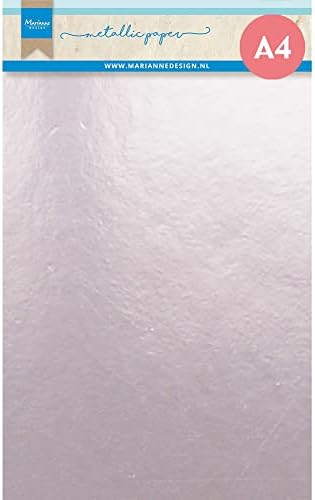 Marianne Design metalni papir - A4 - svijetlo ružičasti