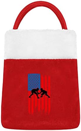Wrestling američke torbe za zastave luksuzne vrećice Xmas vreća za svečane ukrase