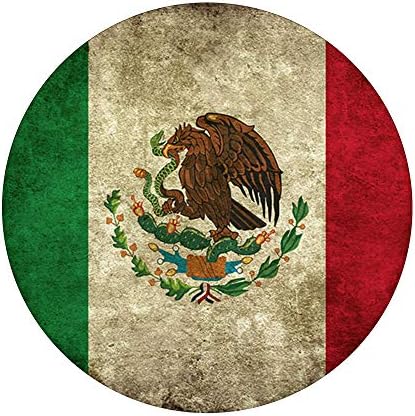 Meksička zastava - Vintage nevolje popsockets Popgrip: zamjenjivi prianjanje za telefone i tablete