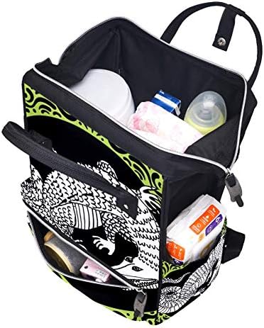 Krokodilni ispis Promjena torbi za bebe putuju ruksak Baby Pelena torba