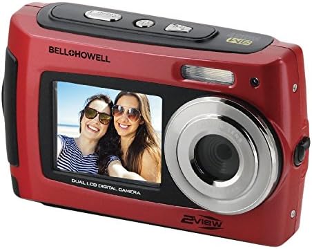 Bell+Howell 2View 18.0MP HD dvostruki zaslon podvodna digitalna i video kamera, 2.7 , ljubičasta